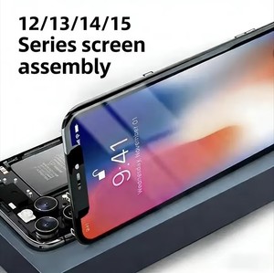 Écrans de remplacement numériseurs LCD pour <span class=keywords><strong>iPhone</strong></span> 13 14 15 16 17 Pro Max 120 Hz – Assemblage d'écran de téléphone portable fourni par l'usine - Product Image 1