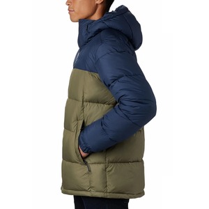 Custom made men's puffer <b>jacket</b> with custom stitching and water-resistant finish offered as a premium down men's <b>jackets</b> - Product Image 3