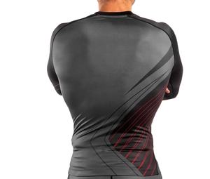 Ropa de compresión transpirable de manga completa de alto rendimiento para hombres con secado rápido y sublimación características impresas venta - Product Image 5