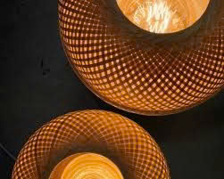 โคมไฟตั้งโต๊ะไม้ไผ่ธรรมชาติสไตล์เรโทรโมเดิร์น ไฟกลางคืนเงียบสงบ - Product Image 3