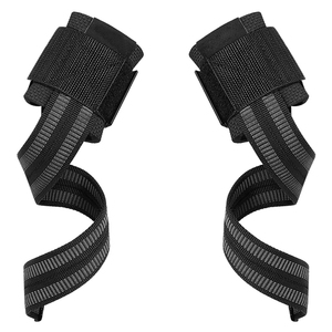 Correas de levantamiento de pesas con protector de muñeca, agarre de doble cara, correas de gimnasio ajustables para peso muerto, costuras de alta resistencia - Product Image 1