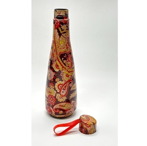 Health Benefits Kitchenware Decorative Sticker Enamel Printed Pure <b>Copper</b> Metal Water <b>Bottle</b> Juice <b>Drinks</b> Storage <b>Copper</b> <b>Bottle</b> - Product Image 1