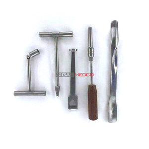 Instrumento ortopédico quirúrgico hueco de acero inoxidable para extracción de tornillos rotos y implantes médicos, grado profesional - Product Image 2