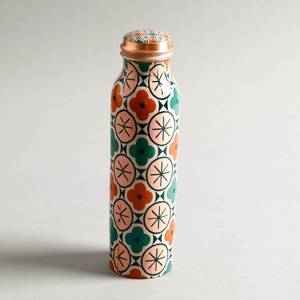 Pure Copper Painted Water <b>Bottles</b> Factory Directly Sale New Style Copper <b>Bottle</b> Hammered Travelling Copper Water <b>Bottle</b> - Product Image 6