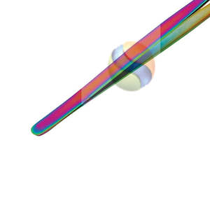 Pince à épiler professionnelle en acier inoxydable de qualité supérieure pour extensions de cils, outil de maquillage de précision, pince à épiler pour extensions de cils de qualité salon - Product Image 5