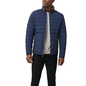 Chaqueta Acolchada para Hombre, Diseño Moderno, Aislamiento Térmico, Cierre de Cremallera, Cuello Alto, Cómoda para Looks Urbanos de Invierno - Product Image 4