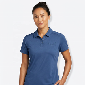 Men's <b>Blue</b> Short Sleeve <b>Polo</b> <b>Shirt</b> Embroidered Logo Knitted Breathable Casual Wear - Product Image 4