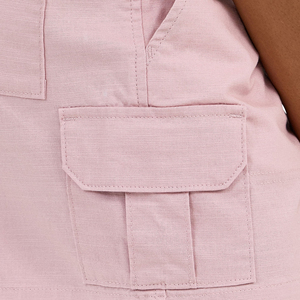 Women's Shorts Wholesale Breathable Women Cargo Style Pockets Front Shorts Latest Solid Color Cargo Shorts for Women - Product Image 2