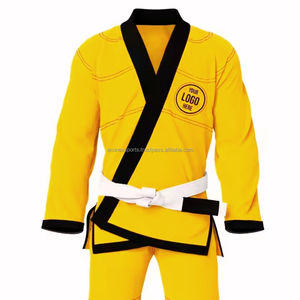 Uniforme de Karate de algodón 100% de alta calidad, nuevo estilo, traje de entrenamiento de artes marciales ligero para hombres, técnica de lavado con logotipo personalizado - Product Image 5