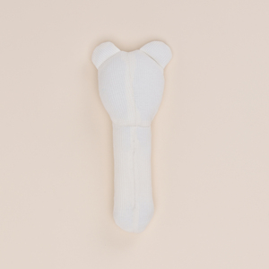 Mordedor blanco de bambú orgánico de primera calidad para bebé - Product Image 2
