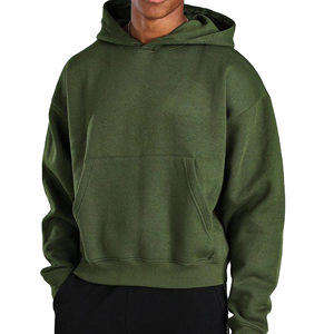 Sweat à capuche ample pour homme en coton molletonné épais, tissé vintage, coupe ajustée, séchage rapide, qualité supérieure, idéal pour l'hiver - Product Image 1