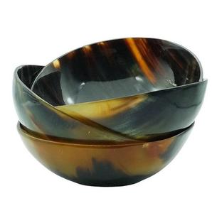 Cuenco Decorativo de Lujo de Cuerno de Búfalo del Fabricante, Productos de Hueso para Afeitar y Servir, ¡Gran Venta para Fiestas! - Product Image 3