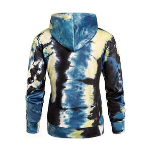 Sweat-shirts tie-dye pour hommes de qualité supérieure, design abordable, service OEM, matière douce, prix bas, nouveau design tendance. - Product Image 3