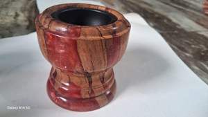 Brûleur à Bakhoor en bois et résine, brûleur à Bukhoor en bois pour cadeau de mariage, brûleur à encens électrique Bakhoor d'Inde, artisanat fait main - Product Image 6