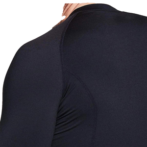 Best Selling Plain <b>Black</b> Compression Rash Guard Full <b>Sleeve</b> Athletic Base Layer Solid Fitness Wear Rash Guards For Men on Sale - Product Image 5