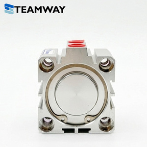 TEAMWAY DJA-Z กระบอกลมขนาดกะทัดรัด, ปรับระยะชักได้, เกลียวตัวผู้, ขนาดรู 12-100 มม., ใช้แทน Airtac SDA, กระบอกลมแบบบาง - Product Image 4