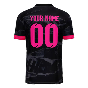 เสื้อฟุตบอลกีฬาใหม่ขายส่ง, เสื้อฟุตบอลพิมพ์โลโก้ตามสั่ง, เสื้อฟุตบอลระบายอากาศแบบซับลิเมชั่น - Product Image 3