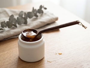Classic Circle Teak Wood Spoon 16.4x3.4cm Durable Eco-Friendly <b>Reusable</b> Food Grade Polished - Product Image 2