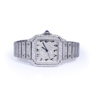 นาฬิกาผู้หญิงรุ่น Fully Iced Out ประดับเพชรโมอิสซาไนต์ - Product Image 1