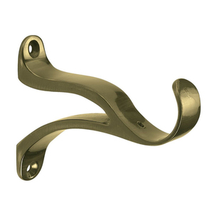 Support mural robuste en métal noir mat pour tringle à rideau, crochet de suspension pour rideau de fenêtre en fer de haute qualité, vente en gros - Product Image 3