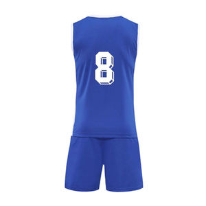 Maillots de volley-ball respirants sur mesure en gros, uniformes sportifs pour adultes avec logos imprimés personnalisés - Product Image 4
