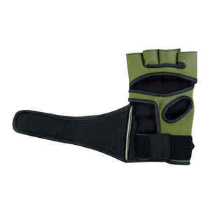 Guantes Híbridos Térmicos de MMA con Palma Abierta y Cierre de Gancho y Bucle para Lucha en Jaula, Entrenamiento de Artes Marciales al Aire Libre, Competición Profesional - Product Image 2