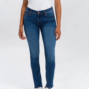 Jeans de Mujer de Primera Calidad, Azules, Corte Recto, Ajustados, Casuales, Nuevo Estilo, Pantalones de Mezclilla para Mujer, Precio al por Mayor Personalizado - Product Image 1