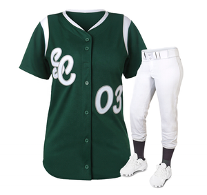Nouveau 2025 Approvisionnement d'usine Personnalisé Nouveau Design Respirant Ensemble d'uniformes de Softball de Qualité Supérieure Uniformes de Marque à Prix Compétitif - Product Image 1