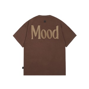เสื้อยืดแขนสั้นผู้ชายสีน้ำตาลทรงปกติ พิมพ์ลายกลิตเตอร์ด้านหน้า คอกลมด้านหลัง สไตล์สตรีท ผ้าเจอร์ซีย์คอตตอนระบายอากาศได้ดี - Product Image 1