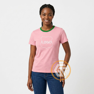 T-shirt de sororité Alpha Kappa pour femme en gros - 100 % coton jersey respirant, écologique, anti-plis, vêtement d'été - Product Image 3