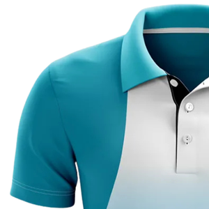 Men Sky Blue Sublimation Cricket Jersey Short Sleeve Polo Sports Shirt <b>Athletic</b> Match Wear Team Uniform Performance Apparel - Product Image 4