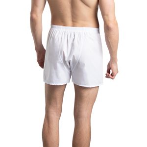 Pantalones cortos de verano con estilo para hombre, con tela suave al tacto y ajuste flexible, pantalones cortos informales urbanos para hombre, color blanco - Product Image 6