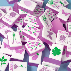 <b>Resin</b> <b>Crafts</b> Mehjong Custom Manufacturer Personalized Color Engraved Acrylic Mahjong Tiles - Product Image 6