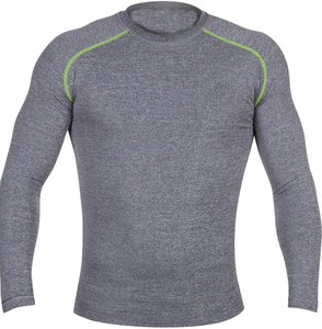 Camiseta de Compresión para Hombre de Buena Calidad, Personalizada, para MMA, Transpirable, de Secado Rápido, UPF 50, Ajuste Ceñido, Spandex/Poliéster, Precio Razonable - Product Image 5