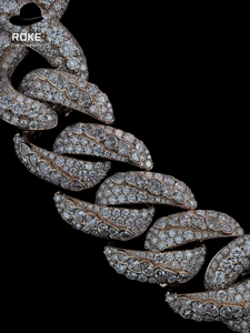 Most Selling <b>Iced</b> <b>Out</b> Hip Hop Moissanite Diamond Necklace <b>Chain</b> for Rapper Jewelry and Luxury Street Style Available for Sale - Product Image 6