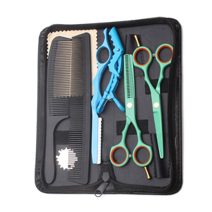 Professional Stainless Steel <b>Barber</b> Scissors <b>Set</b> for Salon Use-Instrument <b>Set</b> with 1-Year Warranty - Product Image 2