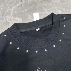 เสื้อยืดวินเทจผู้ชายทรงปกติ ผ้าฝ้ายออร์แกนิค 100% แบบมีลายปัก แต่งขอบขาด ระบายอากาศได้ดี ไม่ยับ น้ำหนัก 300 กรัม - Product Image 5