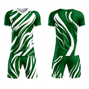 Tenue d'équipe de football professionnelle, vêtements de sport personnalisés, ensemble maillot et short, séchage rapide, vêtements d'entraînement, taille et design personnalisés - Product Image 4