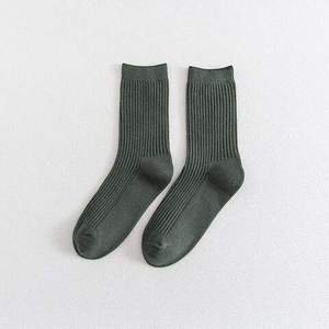 <b>Ribbed</b> <b>Men's</b> Casual <b>Socks</b> Factory's All Seasons <b>Socks</b> Soft Cotton Breathable Bulk Order for JZVINA Crew Low MOQ Custom Logo - Product Image 6