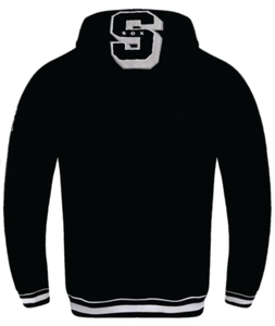 Sweat à capuche unisexe en molleton d'hiver 100% coton brodé en chenille personnalisé - Product Image 4