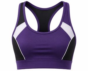 เสื้อชั้นในกีฬาแบบ Racerback สำหรับผู้หญิง คอกลม ไร้ตะเข็บ ระบายอากาศได้ดี แห้งเร็ว น้ำหนักเบา รองรับได้ดี เป็นมิตรกับสิ่งแวดล้อม ผลิตจากผ้าสแปนเด็กซ์/โพลีเอสเตอร์ - Product Image 4
