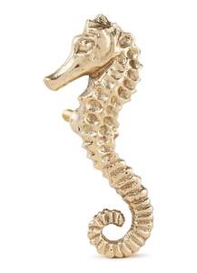 Décoration Hippocampe en Aluminium d'Inspiration Luxe, Alliant Artisanat Artistique et Apparence Intérieure Haut de Gamme - Product Image 3