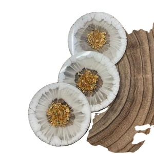 ที่รองแก้วทำจากเรซินสุดหรูงานช่างฝีมือแผ่นรองสี่เหลี่ยมสีแบบปรับแต่งได้สำหรับชุดโต๊ะเสื่อในครัว - Product Image 1