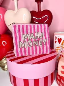 Bolsa de cuentas hecha a mano en India, de cristal, colorida, con diseño y colores personalizados, bolso de mano, monedero, venta al por mayor - Product Image 5