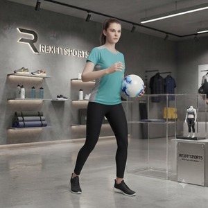 เสื้อยืดกีฬาผู้หญิง REXFITSPORTS 2026 แบบสั่งทำพิเศษ ระบายอากาศได้ดี แขนสั้น เหมาะสำหรับออกกำลังกาย วิ่ง ฟิตเนส เสื้อเจอร์ซีย์ แบรนด์ส่วนตัว ชุดออกกำลังกาย - Product Image 5