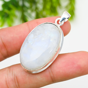 White Rainbow 925 Silver Luxury <b>Statement</b> <b>Necklace</b> 22g - Product Image 4