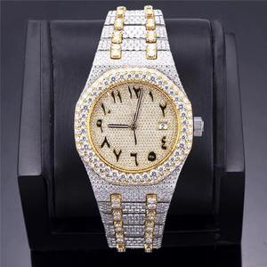 Montre Hip Hop Moissanite Iced Out Bling Fournisseur en Gros - Product Image 5