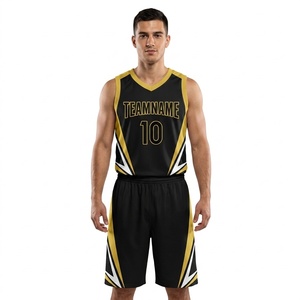 Custom Soft Touch Polyester Basketball Uniform Set Anti Friction Sublimated Basketball Kit Comfortable Team <b>Athletic</b> Apparel - Product Image 1