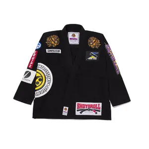 Kimono de Jiu Jitsu Brasileño Shoyorol de Alta Calidad, Secado Rápido, Corte Holgado, 100% Algodón, 440g, Uniforme de Artes Marciales, Transpirable y Duradero - Product Image 1