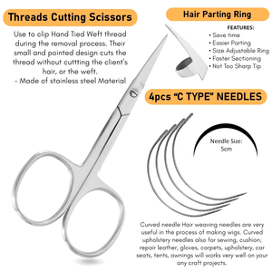 Nouveaux kits intelligents d'extensions capillaires en acier inoxydable, kit de coloration régulière, meilleure offre de prix, logo personnalisé accepté, outils durables - Product Image 4